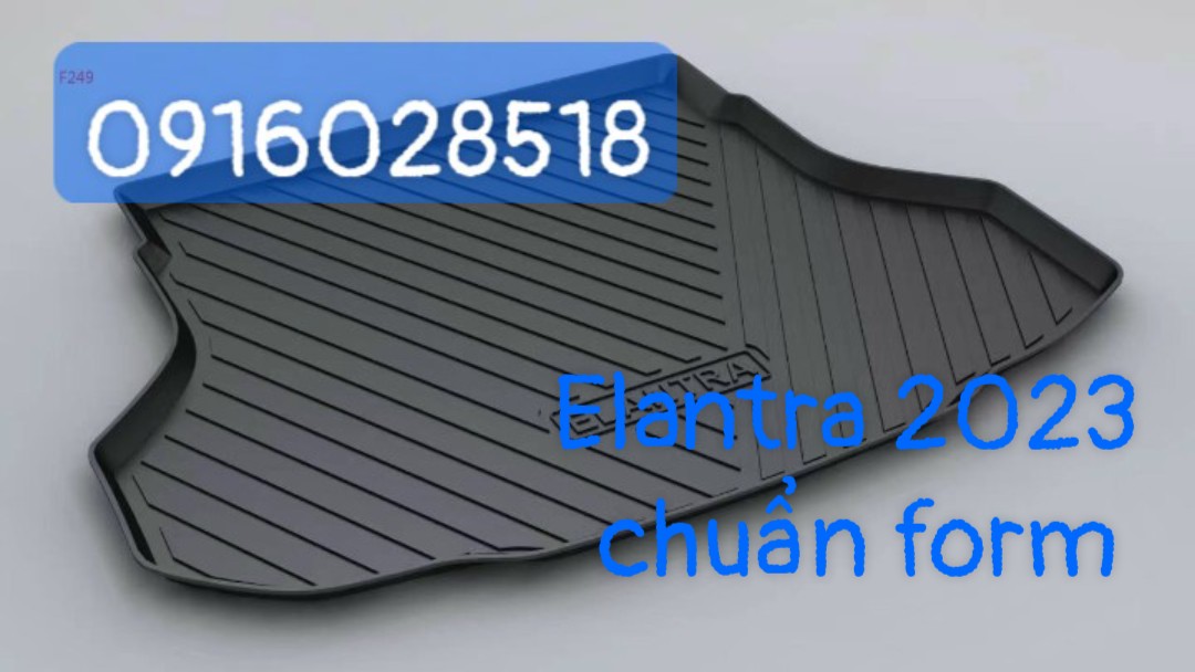 Thảm trải sàn cốp xe nhựa dẻo cao cấp cho xe Hyundai Elantra 2022 2023
