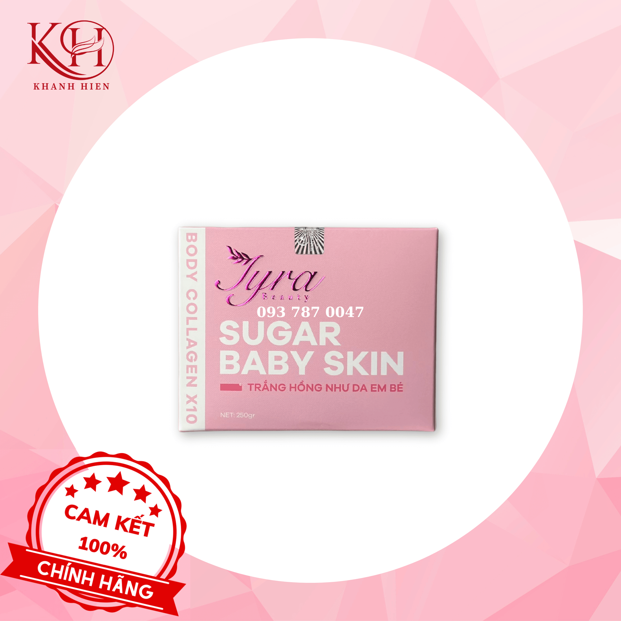 [HCM]Kem Body Kích Trắng Sugar Baby Skin TYRA