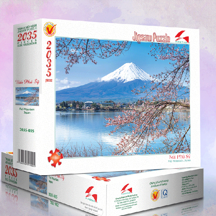 Tranh xếp hình Jigsaw Puzzle Tia Sáng 2035 mảnh - NÚI PHÚ SỸ - MSP: 2035-005