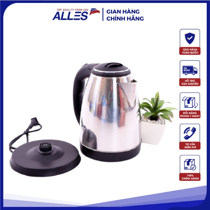 Ấm siêu tốc mini Electric Kettle 1L8 hàng cao cấp ---tongkhoquangdong