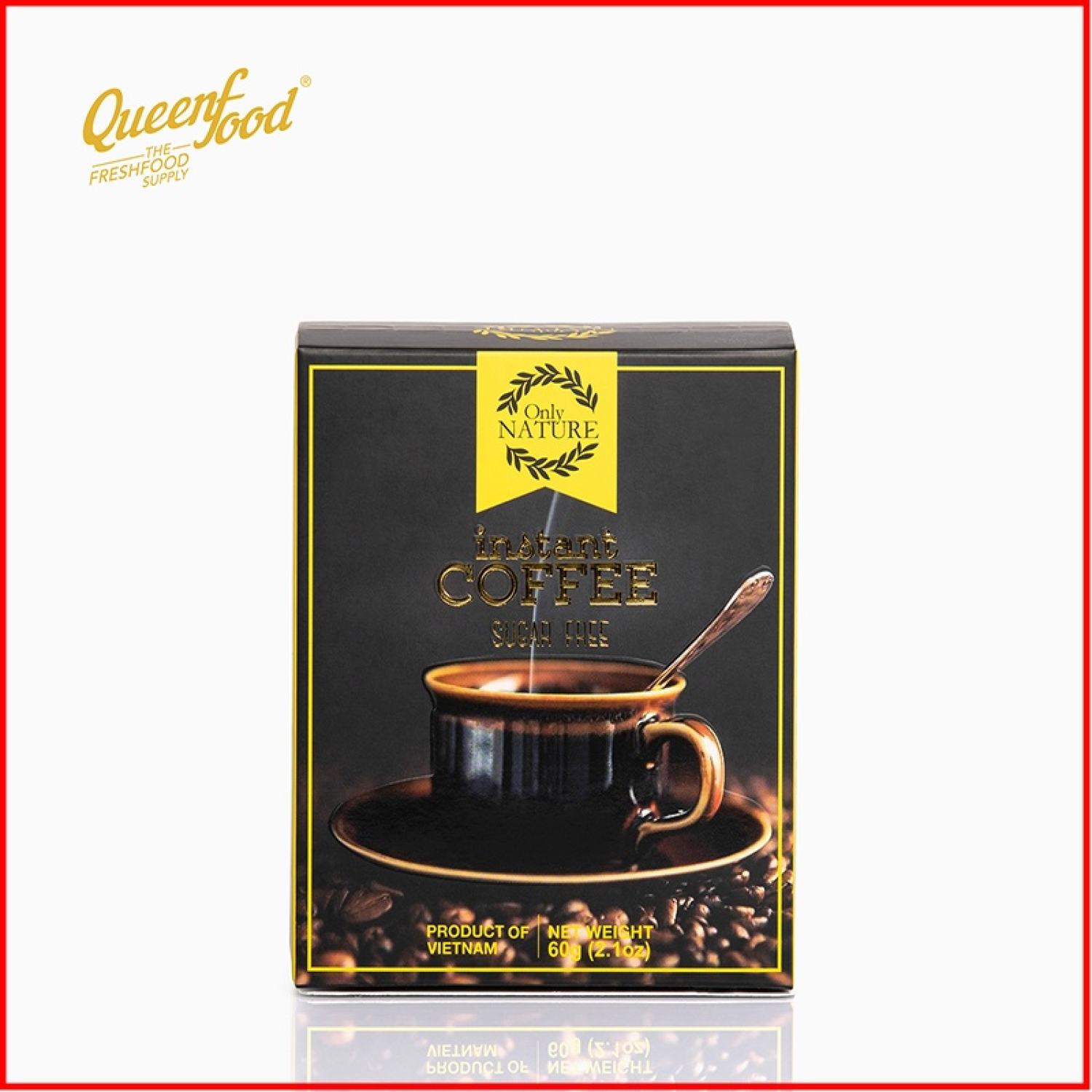 Cà phê đen hòa tan không đường only nature hộp 60g 20 gói/ hộp