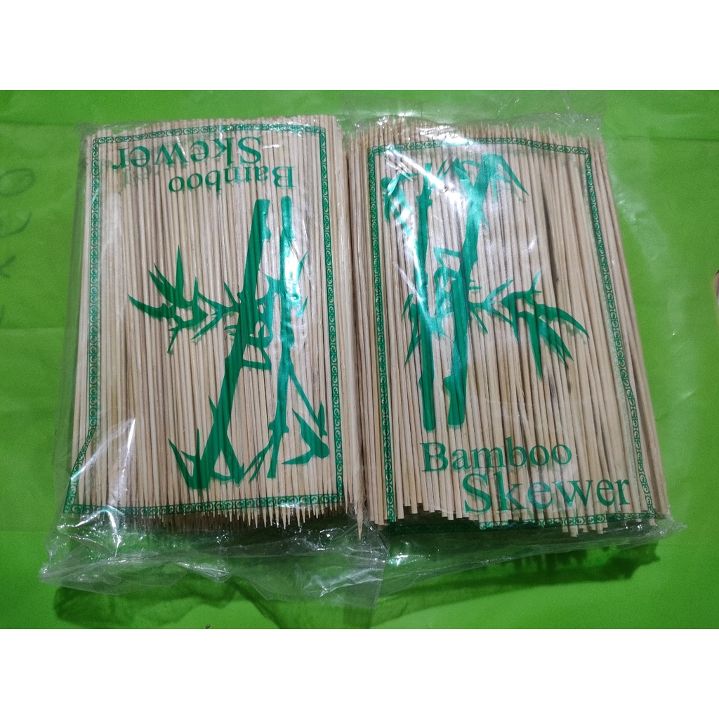 Xiên tre đầu nhọn - Tăm xiên thịt nướng, tôm nướng_bao bì shop