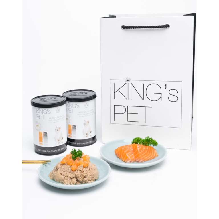 1 thùng pate king's pet cho chó, mèo mix vị ko đều vị, ko soạn đơn theo yêu cầu