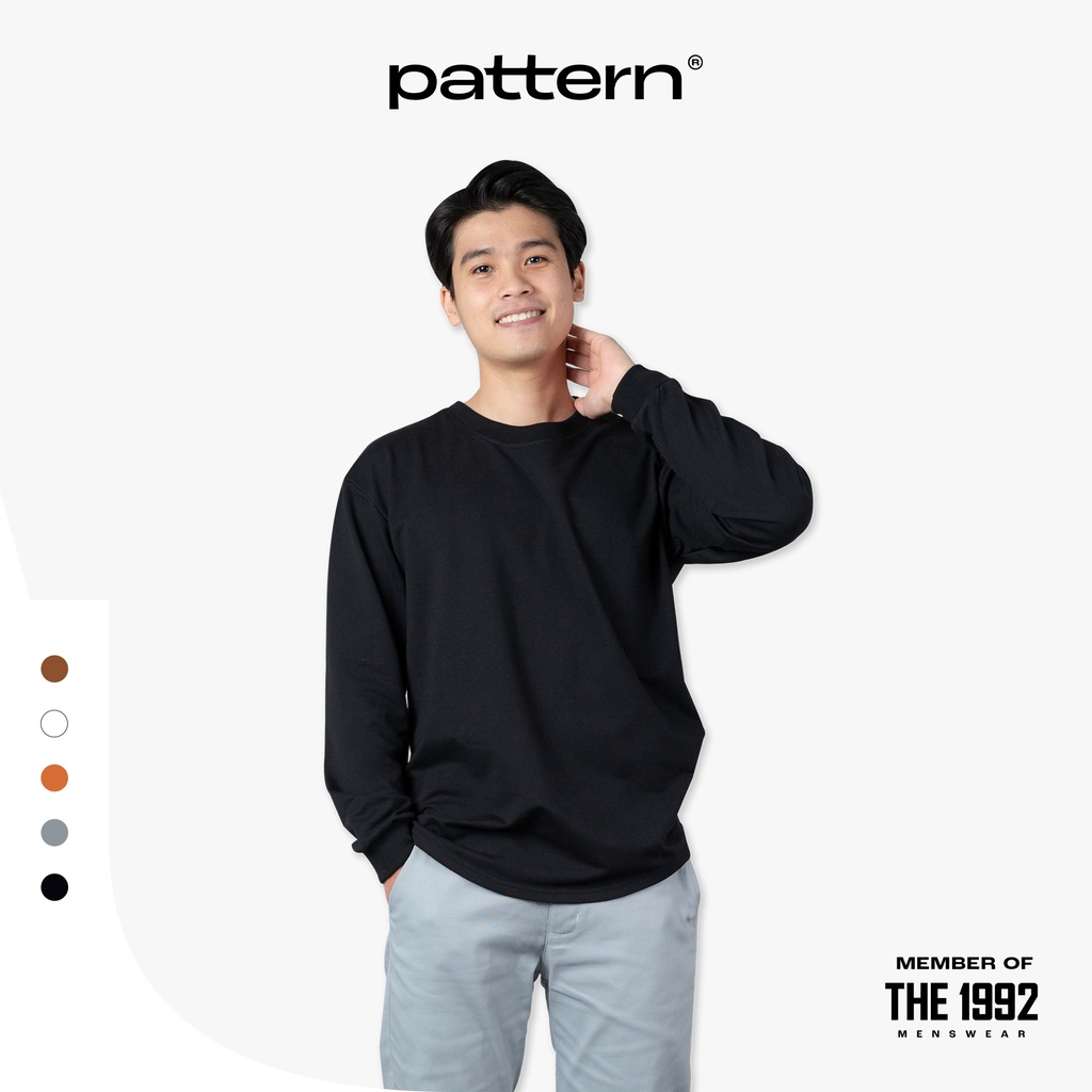 [Nhập RS0822 giảm 30k cho đơn 99k]Áo dài tay nam THE 1992 Basic Sweater vạt bầu 5 màu trơn