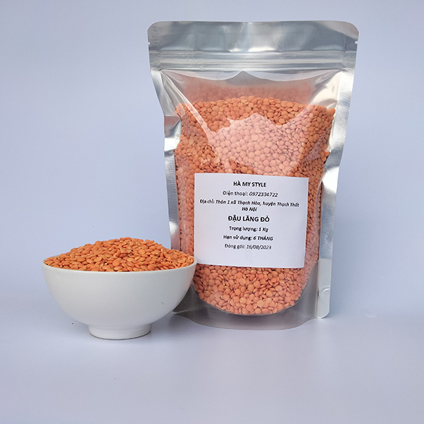 Đậu Lăng Đỏ nhập khẩu nguyên hạt túi 1Kg