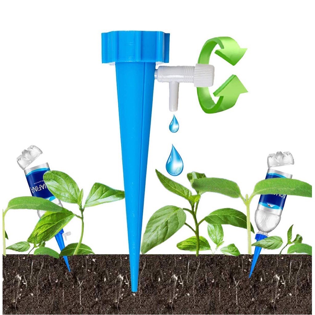 [HCM]Bộ 10 Vòi tưới cây nhỏ giọt tự động gắn chai nhựa tiện dụng