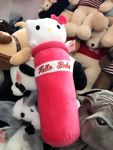 Gấu bông ôm ngộ nghĩnh hello baby đủ màu đủ hình - OT0722
