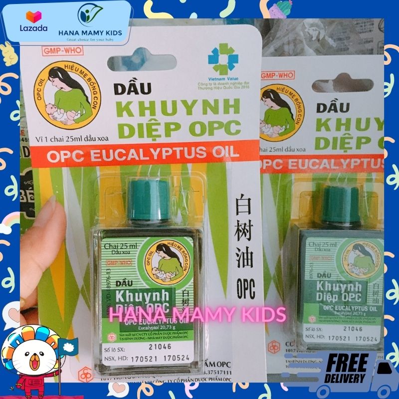 Dầu khuynh diệp opc 25ml cho bé thương hiệu mẹ bồng con