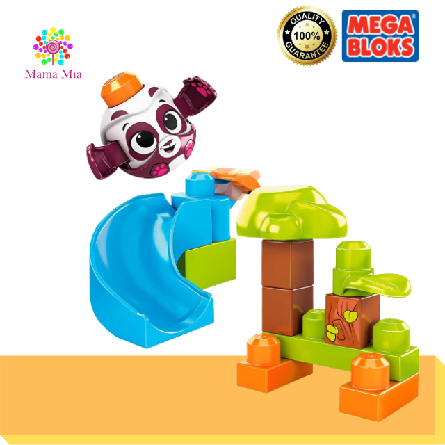 Đồ chơi xếp hình Mega Bloks chính hãng Panda slide 14 khối kích thích trí não trẻ từ 1 tuổi chất lượng cao