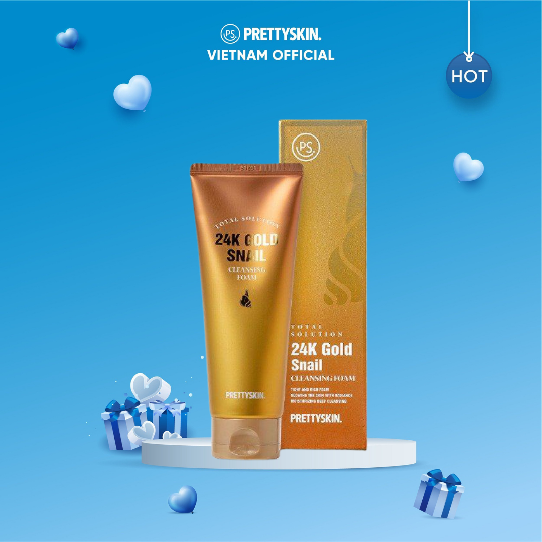 Sữa rửa mặt cho da nhạy cảm ốc sên Prettyskin