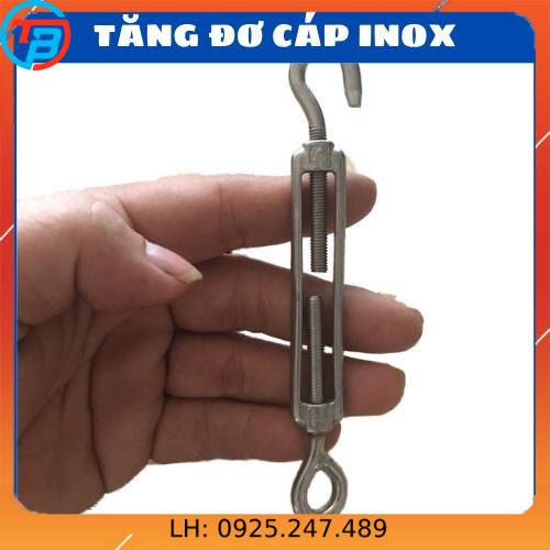 Tăng đơ inox 304, tăng đơ cáp m5, m6, m8 inox - kim khí capthepsaigon