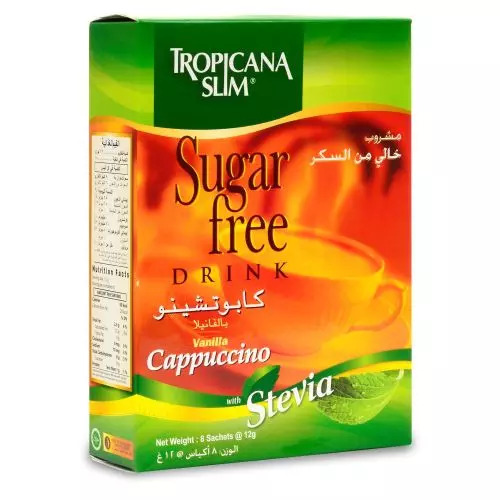 Cà phê ăn kiêng tropicana slim cappuccino / latte với chiết xuất cỏ ngọt - coffee tropicana slim cappuccino / latte - hakii