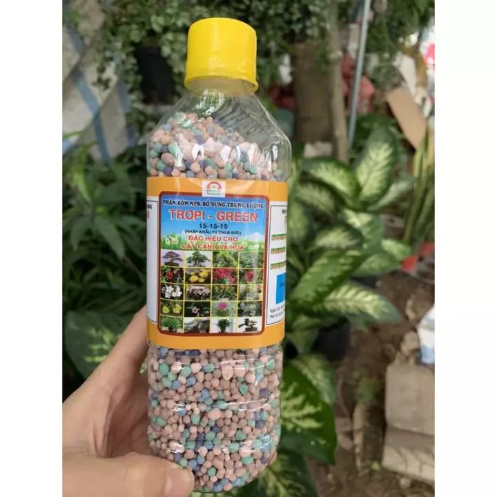 ❈◙✆  Phân bón NPK 15-15-15 nhập khẩu CHLB Đức Phân trung lượng Tropi Green cho cây cảnh và hoa