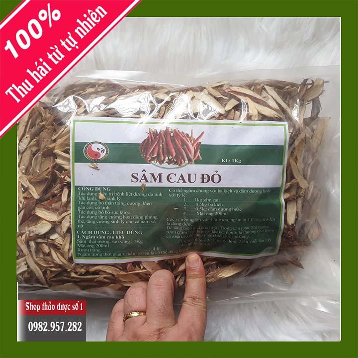Sâm cau đỏ bổ thận tráng dương cực mạnh -1kg sản phẩm của cty thảo dược số 1