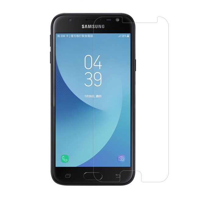 Kính cường lực Samsung J3 Pro kính trong suốt