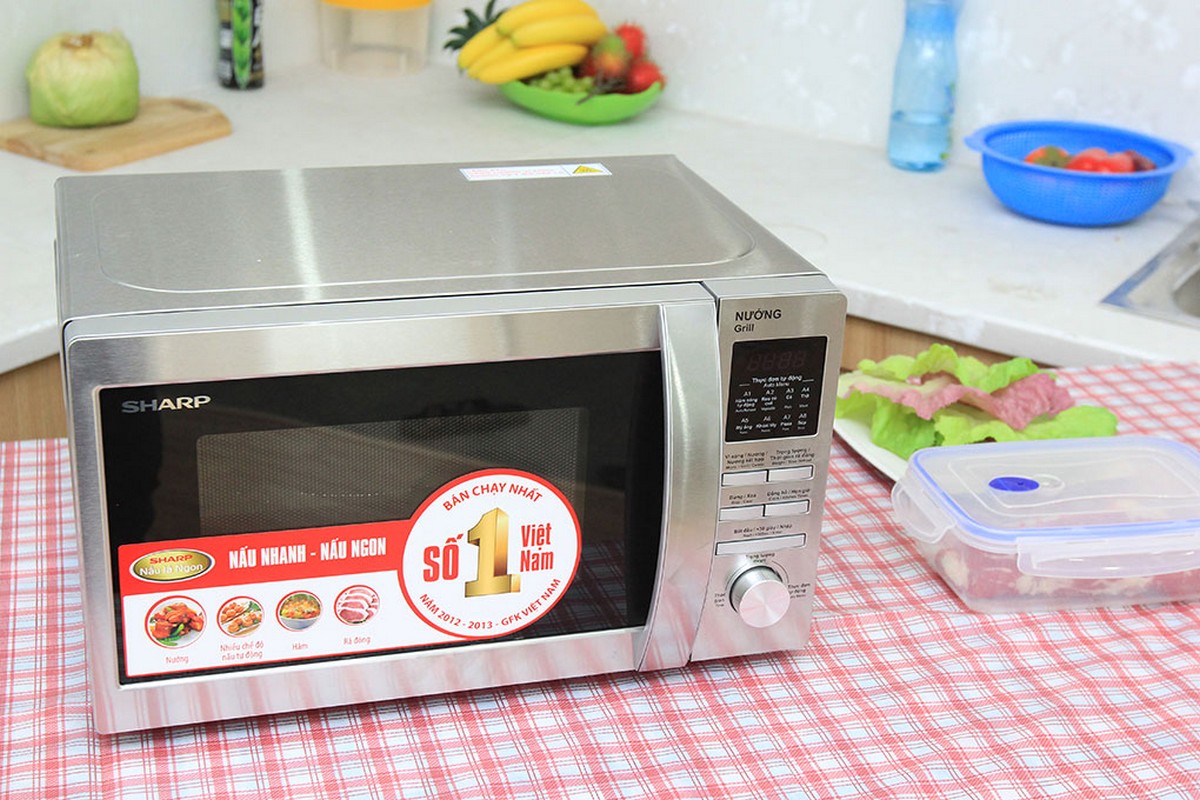 Lò vi sóng Sharp R-205VN(S) 20 lít Hàng Mới 100%   chính hãng