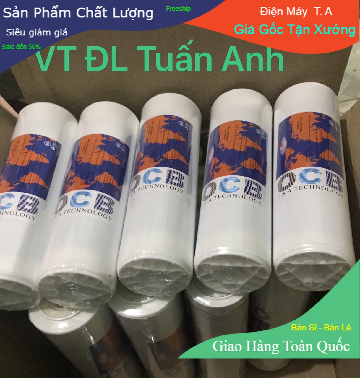Combo bộ 5 lõi lọc nước số 2
