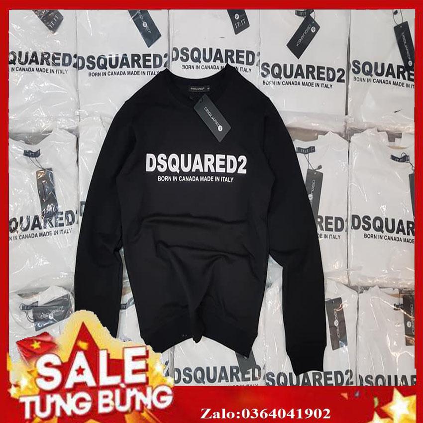 Áo nỉ thu đông, áo nỉ sweater Nam nữ DQS chữ