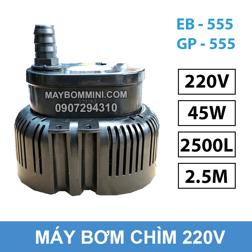 [HCM]Máy Bơm Chìm 220V 2500L 45W EB-555