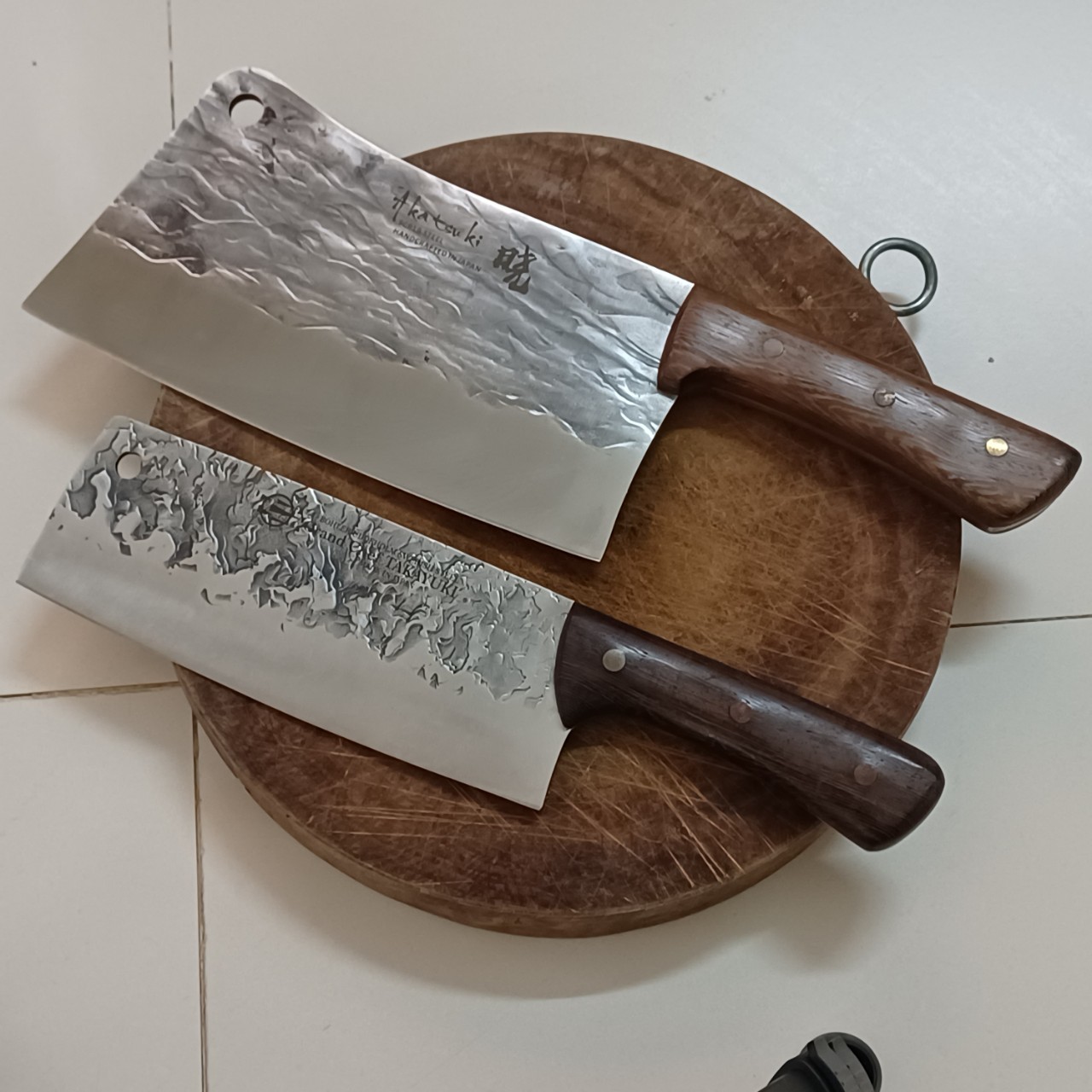 Cặp dao chặt xương bò, thái rau, lạng thịt sắc bén. nội địa nhật