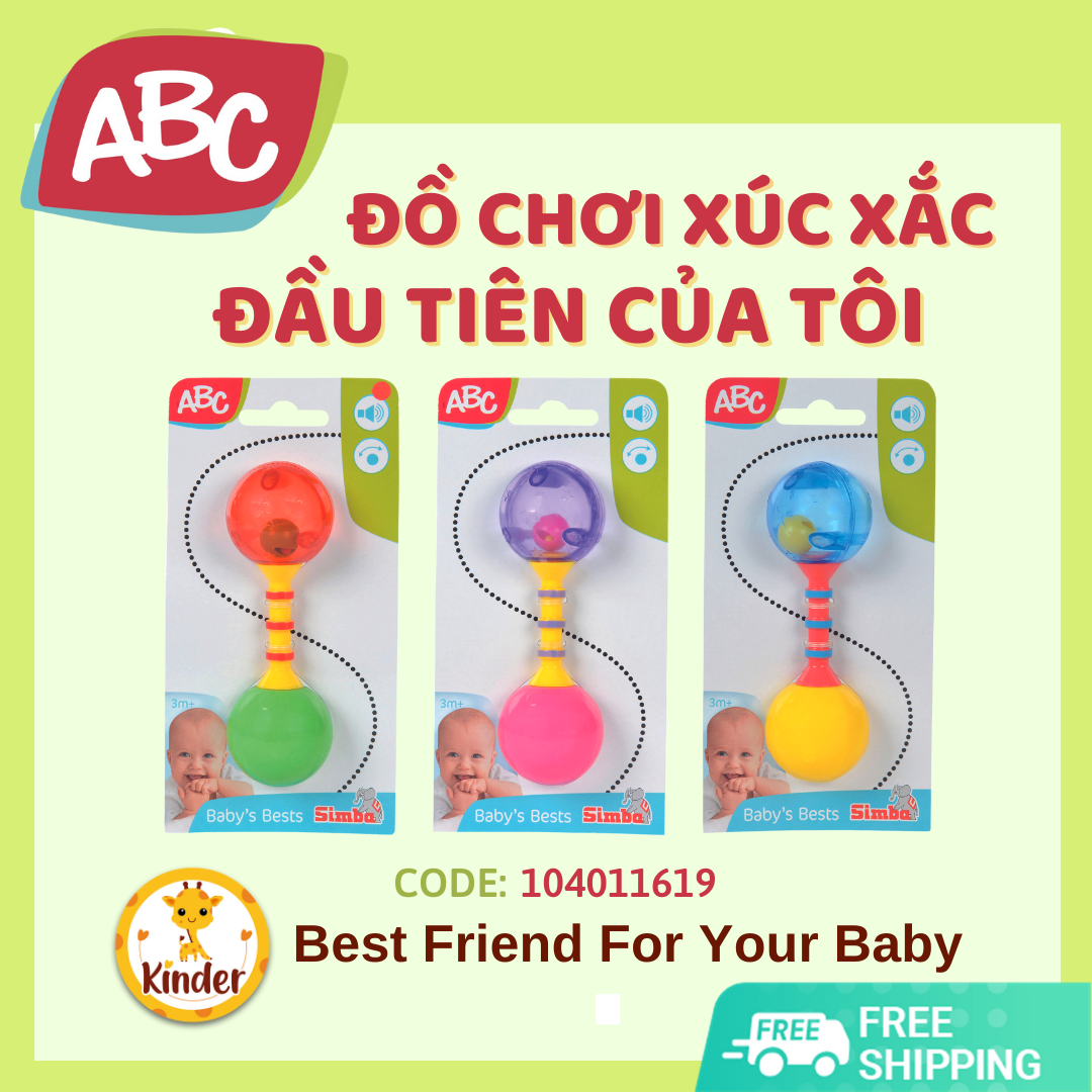 Genuine Simba baby rattles baby dice BPA free safe plastic baby use