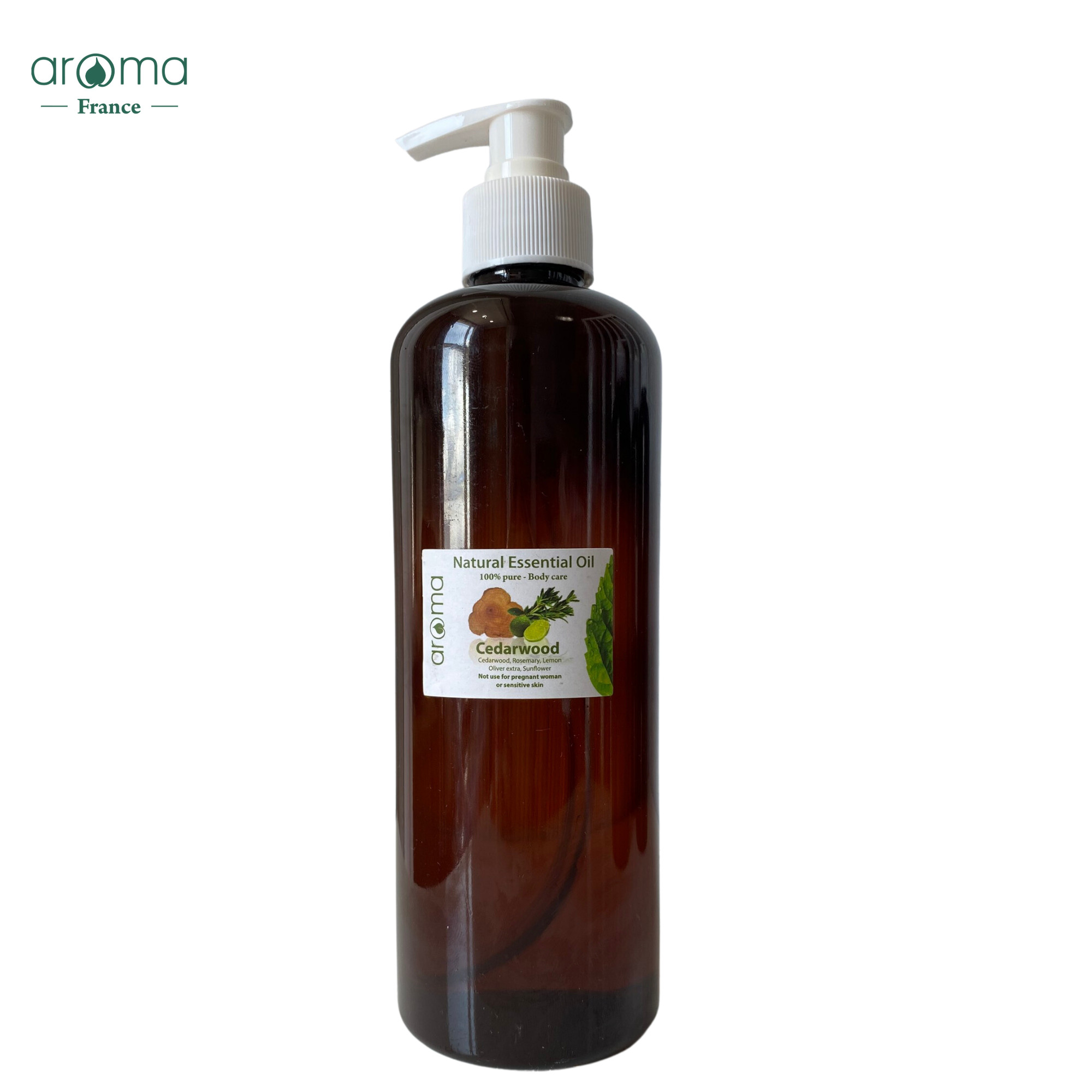 Dầu massage body spa cao cấp Hoàng Đàn Tuyết Tùng - 500ml