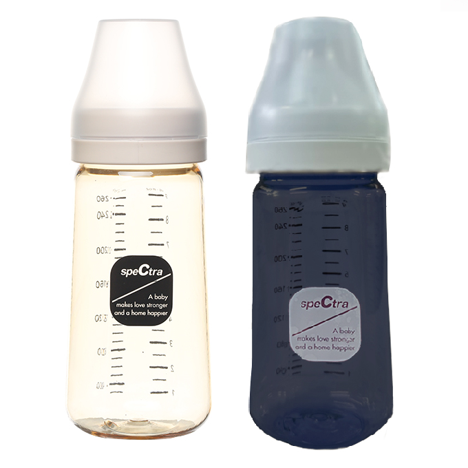Bình sữa PPSU cổ rộng Spectra 260ml núm size M /L/ LL