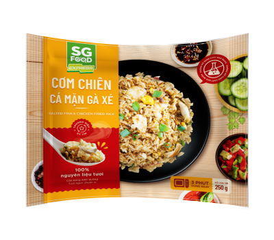 Cơm chiên cá mặn gà xé SGFood 200gr