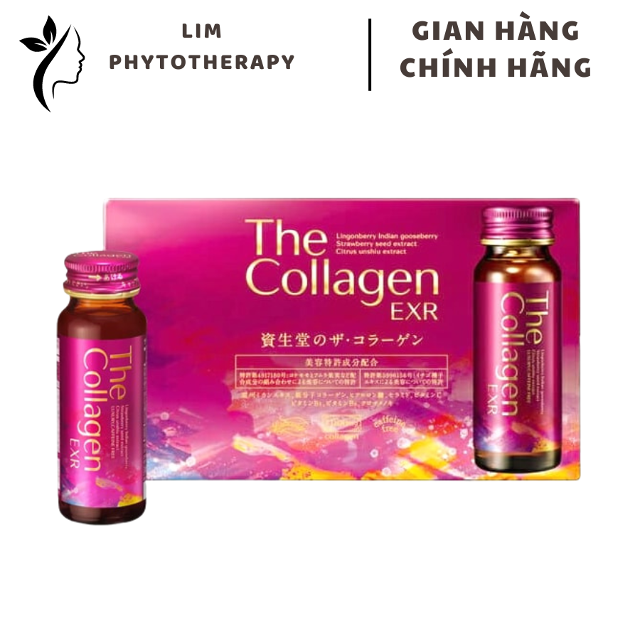 Nước uống Collagen The Collagen Shiseido EXR hộp 10 chai x 50ml Nhật Bản