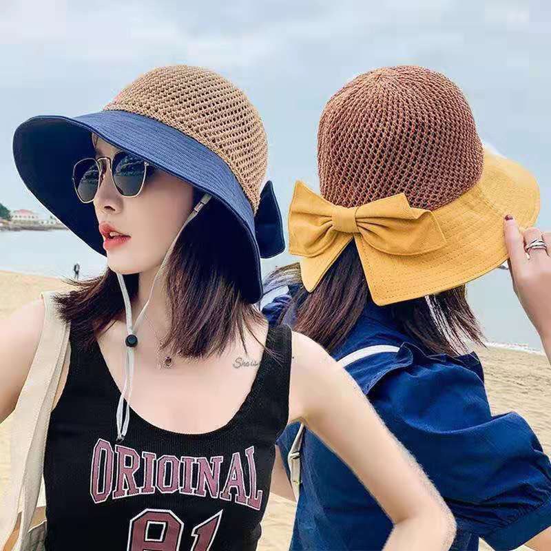 Mũ Che Nắng Nữ Mũ vành to Bảo vệ tia cực tím Chống nắng Phong cách Hàn Quốc Nhiều màu tùy chọn