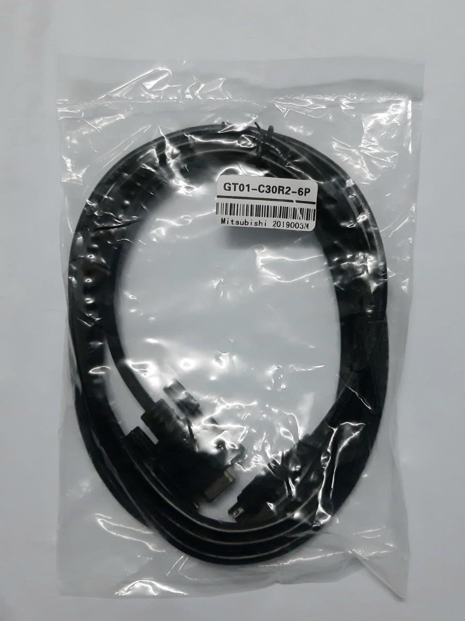 [HCM]Cáp GT01-C30R2-6P kết nối HMI Mitsubishi với PLC Mitsubishi Q