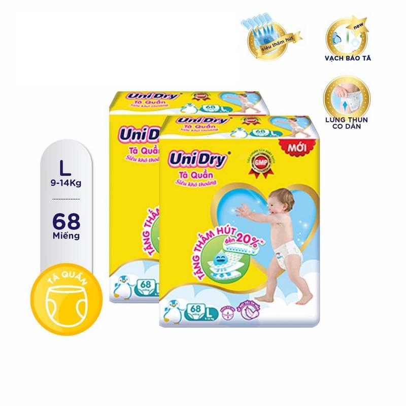 Tã quần Unidry size L68