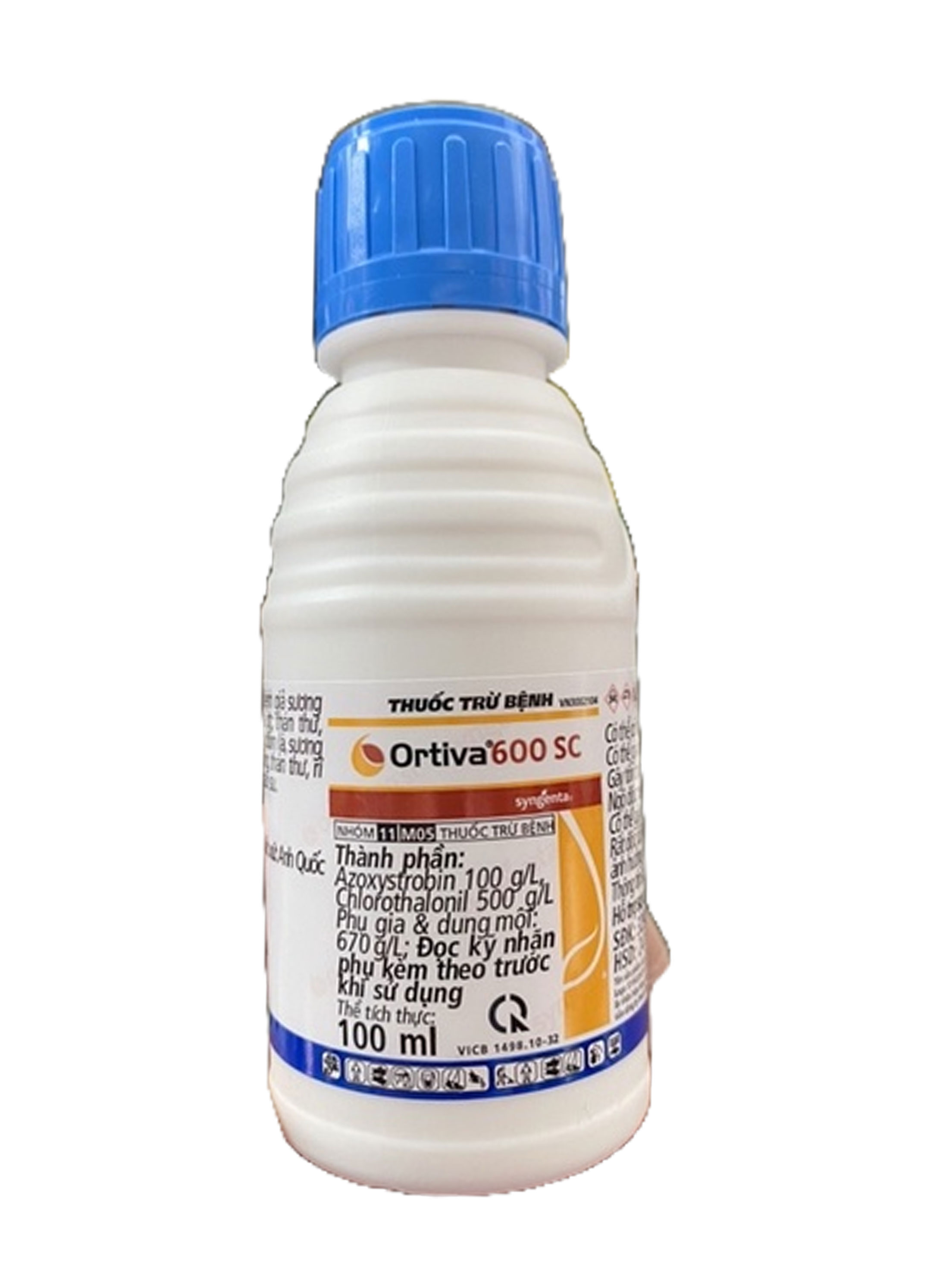 Ortiva 600SC 100ml Syngenta - Thuốc trừ bệnh sương mai, thán thư, giả sương mai, đốm vòng, rỉ sắt, nấm hồng