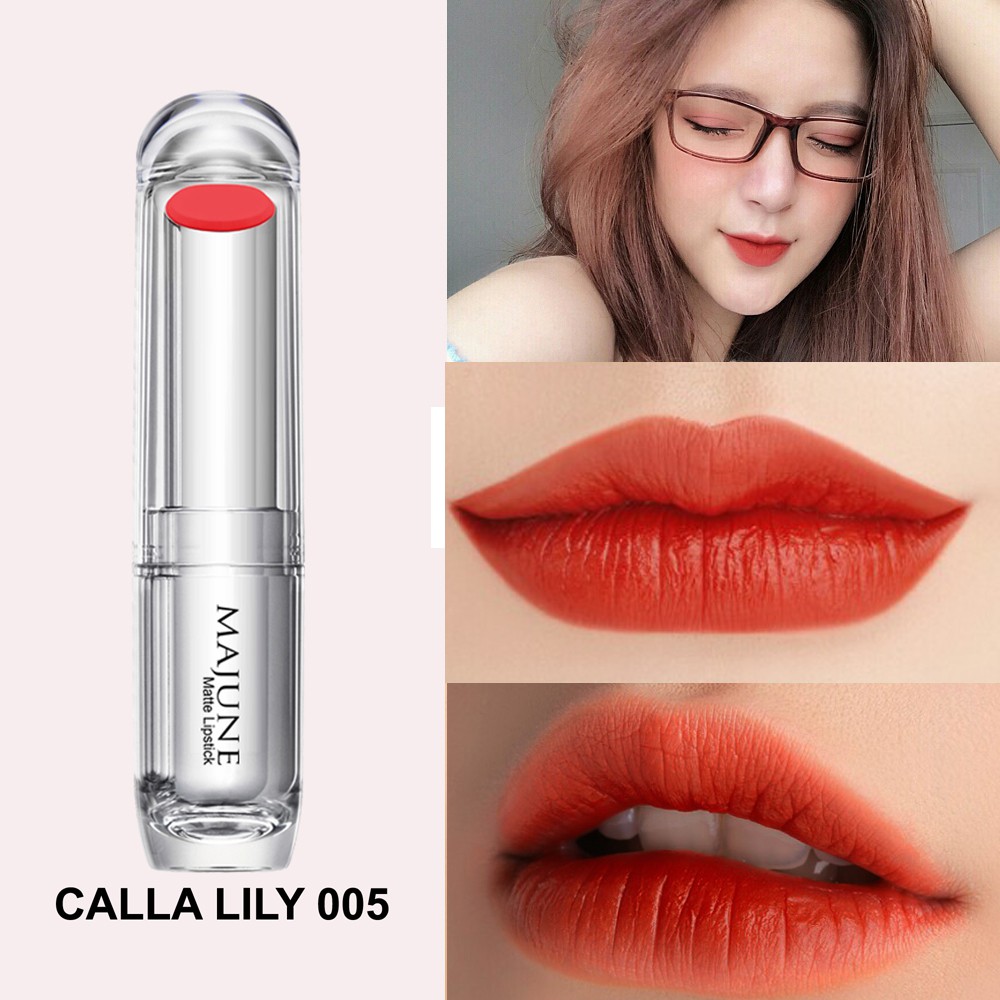 Son lì thiên nhiên mịn môi majune 3.5g calla lily 005