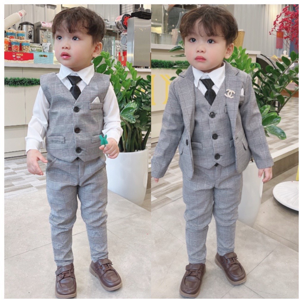Bộ vest 6 chi tiết cho bé 9-23kg