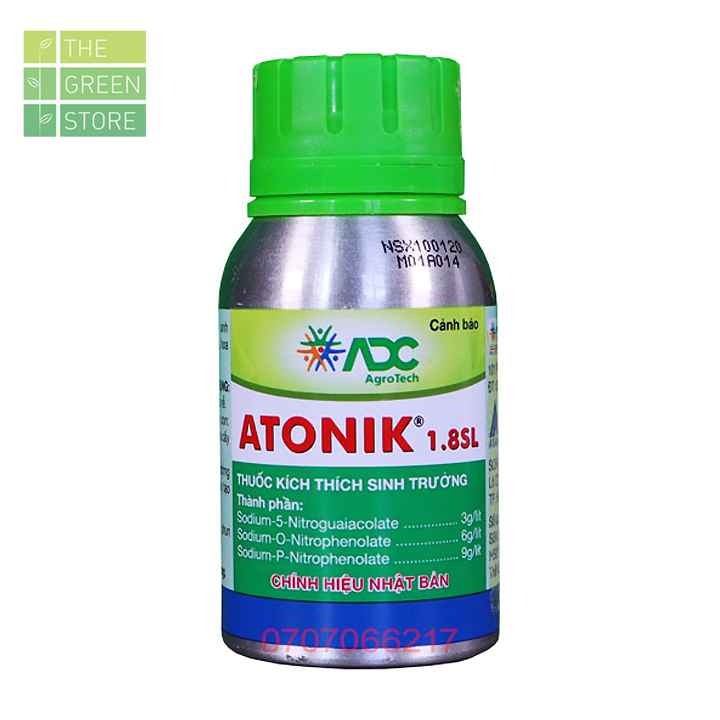 Phân bón Atonik (100ml) kích sinh trưởng, nảy mầm, ra rễ, đâm chồi cho hoa lan, hoa hồng, mai vàng, hoa cây cảnh, rau sạch, cây ăn trái