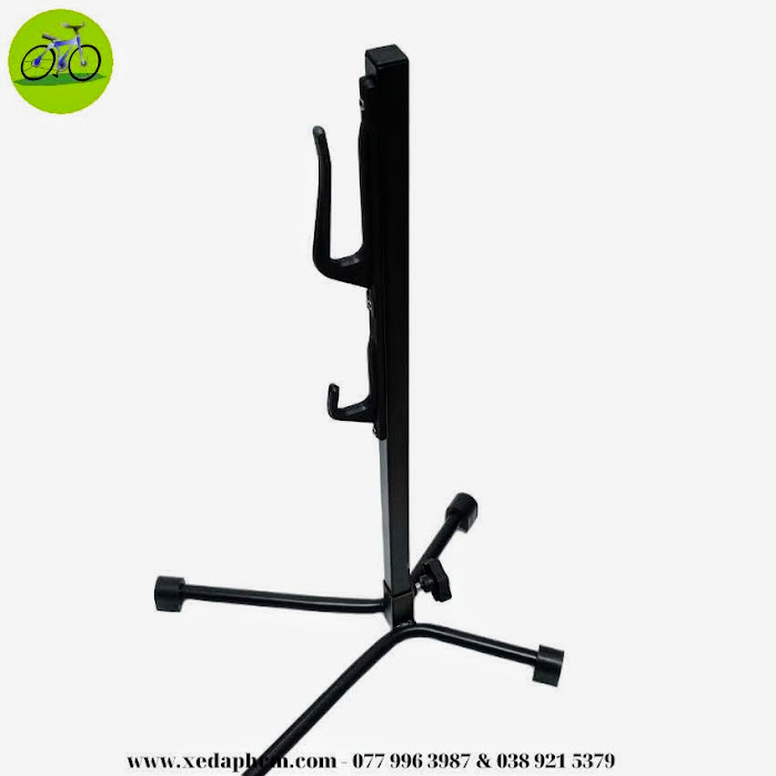 Chân chống đỡ xe đạp móc 1 bên bát liền thanh vuông