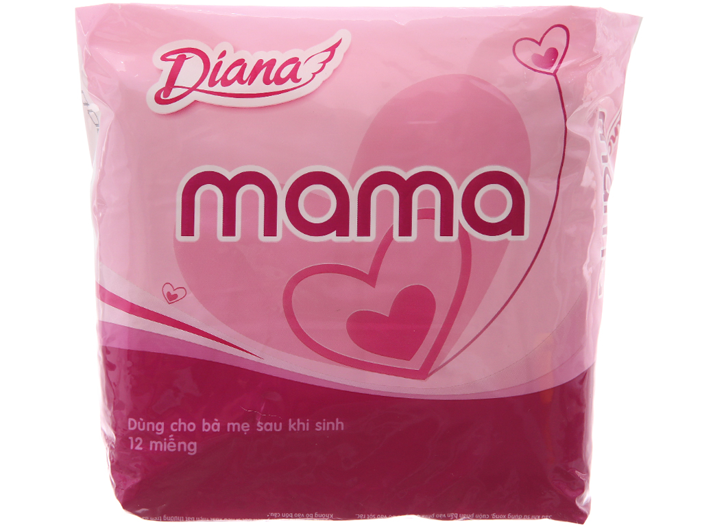 [HCM]Băng vệ sinh cho mẹ sau sinh Diana Mama không cánh 12 miếng