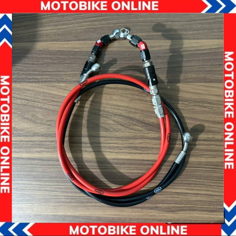 Dây dầu Trước 100 cm Ngắt Đen đầu 45 độ 2 đầu đen+ đỏ