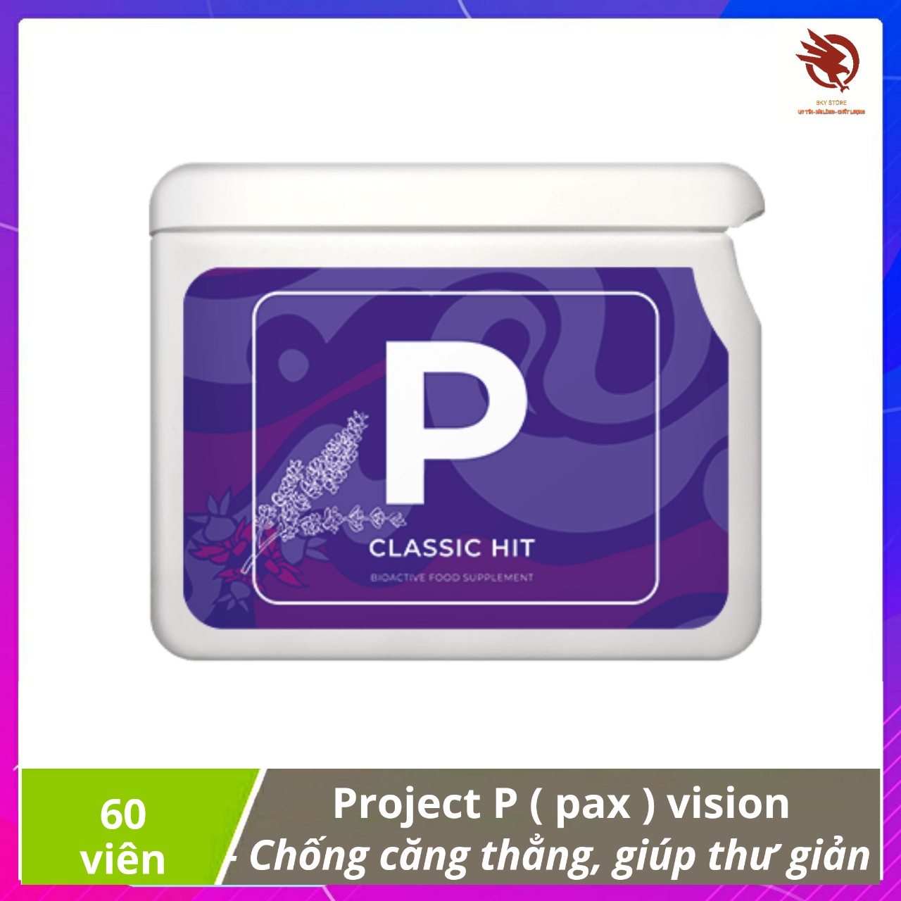 [HCM][ SIÊU HOT ] - Thực Phẩm Project V - P (Pax) vision - BẢO VỆ KHỎI CĂNG THẲNG THẦN KINH GIẢM KÍCH THÍCH TỐT CHO GIẤC NGỦ
