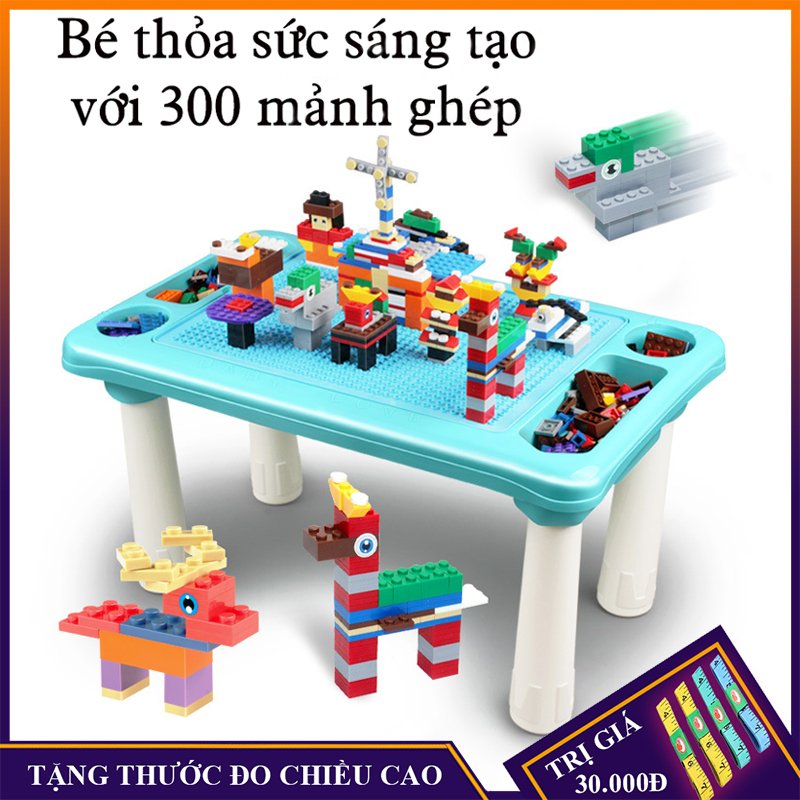 Đồ chơi trẻ em bàn xếp hình 300 chi tiết , phát triển trí thông minh tư duy sáng tạo , lego 300 chi tiết sáng tạo
