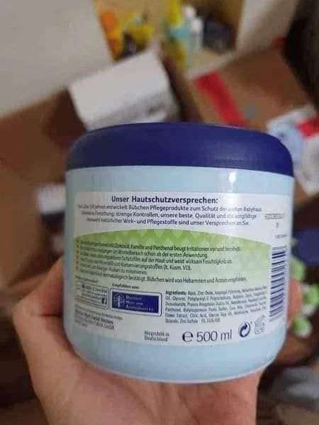 Kem chống hăm Bubchen - Baby wundschutz creme 500ml