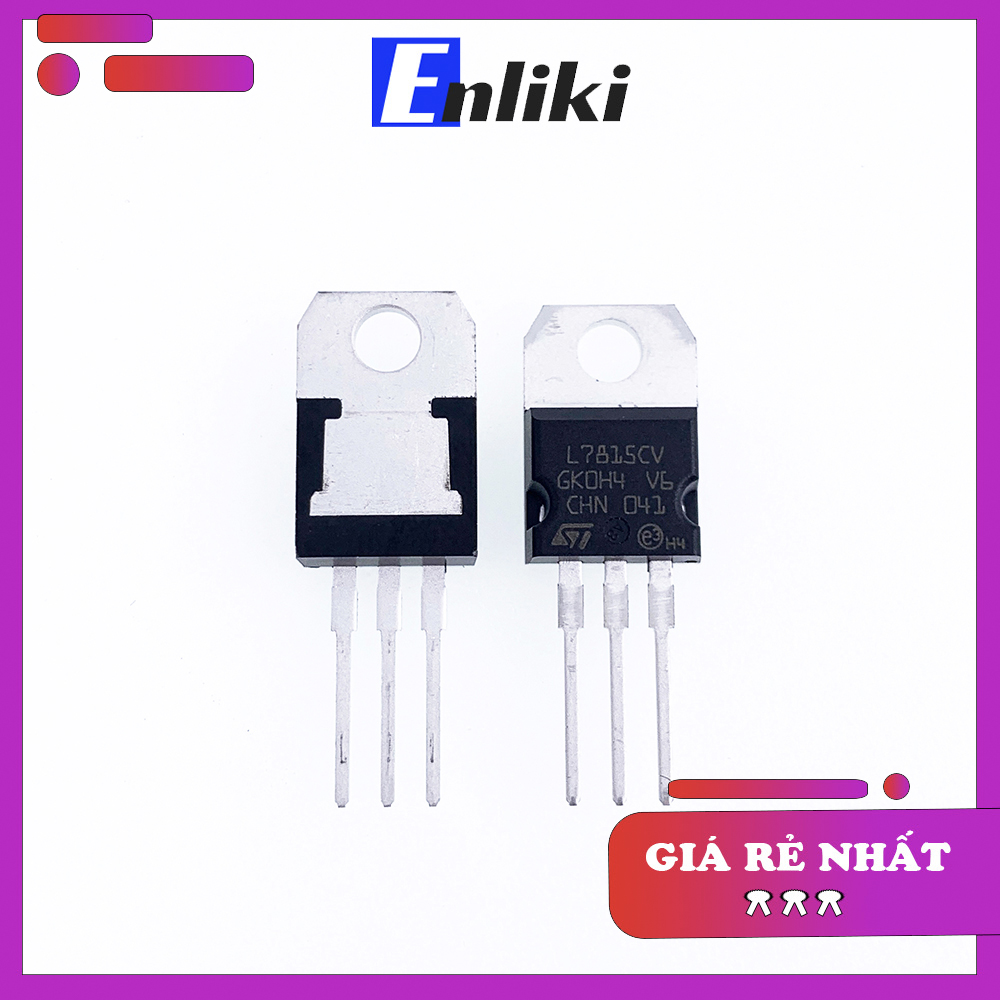 7815 ic l7815cv 1.5a 15v to220 chính hãng st