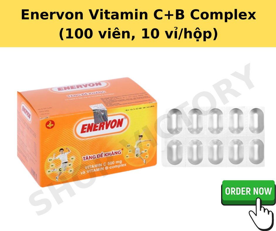 Enervon c - vitamin c và vitamin b - tăng sức đề kháng