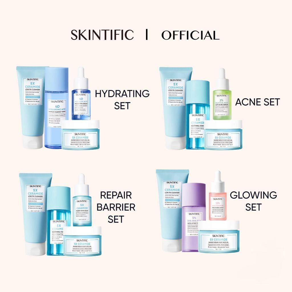 Skintific 4 pcs Set serum paket