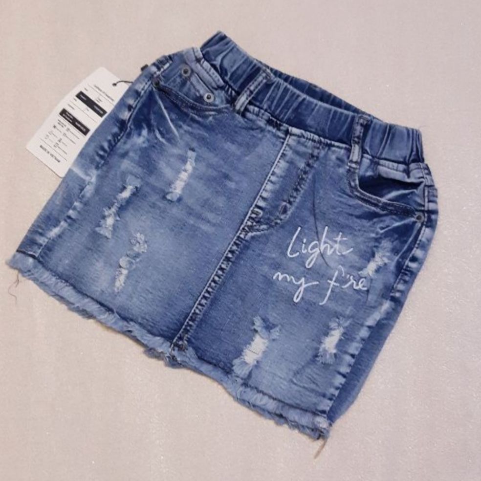 Chân váy jean cho bé gái từ 10 đến 16kg