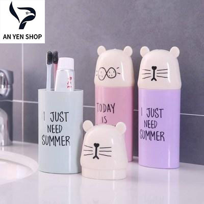 [BIG SALE 2021] Hộp, Ống đựng bàn chải, kem đánh răng khi đi du lịch, cắm trại, leo núi, công tác, về quê hình ngộ nghĩnh – AN YEN SHOP