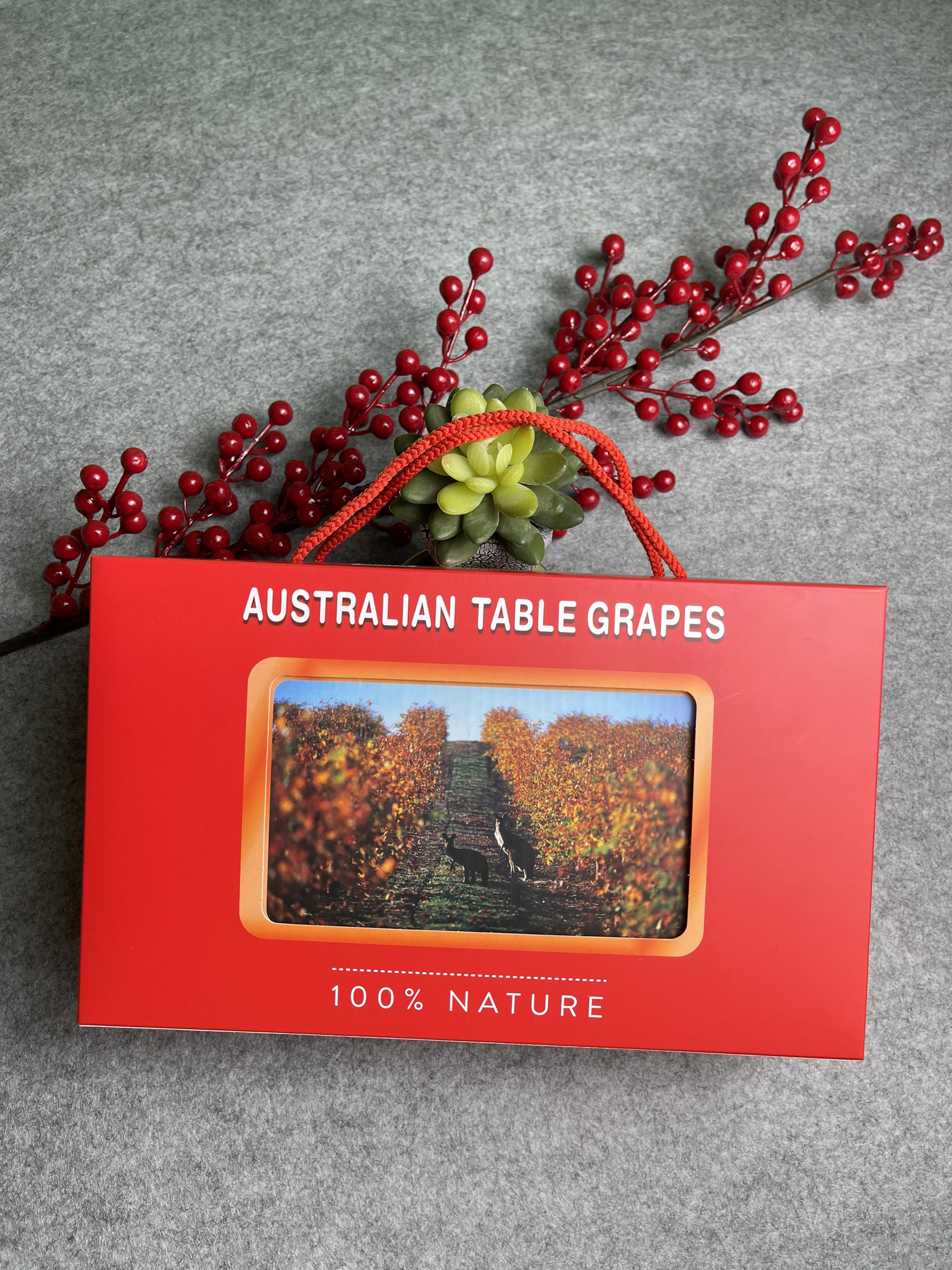 NHO KHÔ NGUYÊN CÀNH ÚC - CRIMSON SPECIAL MEN RƯỢU HỘP 1KG