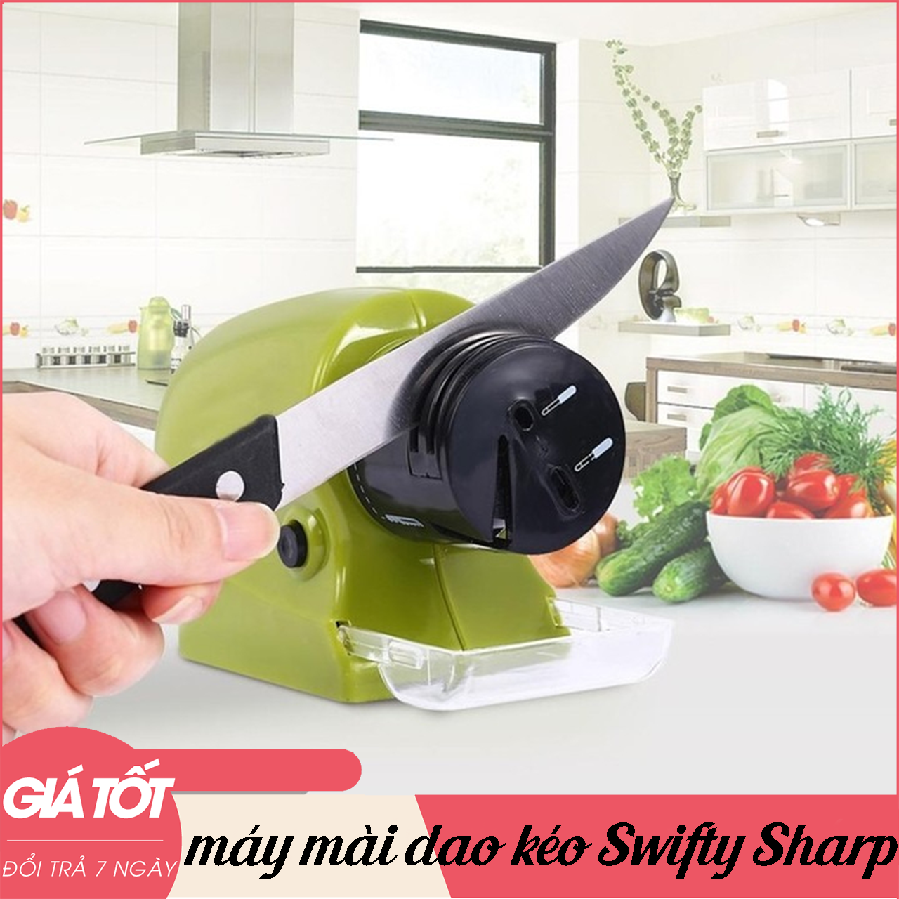 Máy mài dao kéo đa năng Swifty Sharp thông minh, dụng cụ mài dao, mài dao đa năng, phục hổi mọi chiếc dao, kéo sắc như bạn đầu, an toàn khi dùng, sản phẩm tối ưu, cần thiết cho gia đình