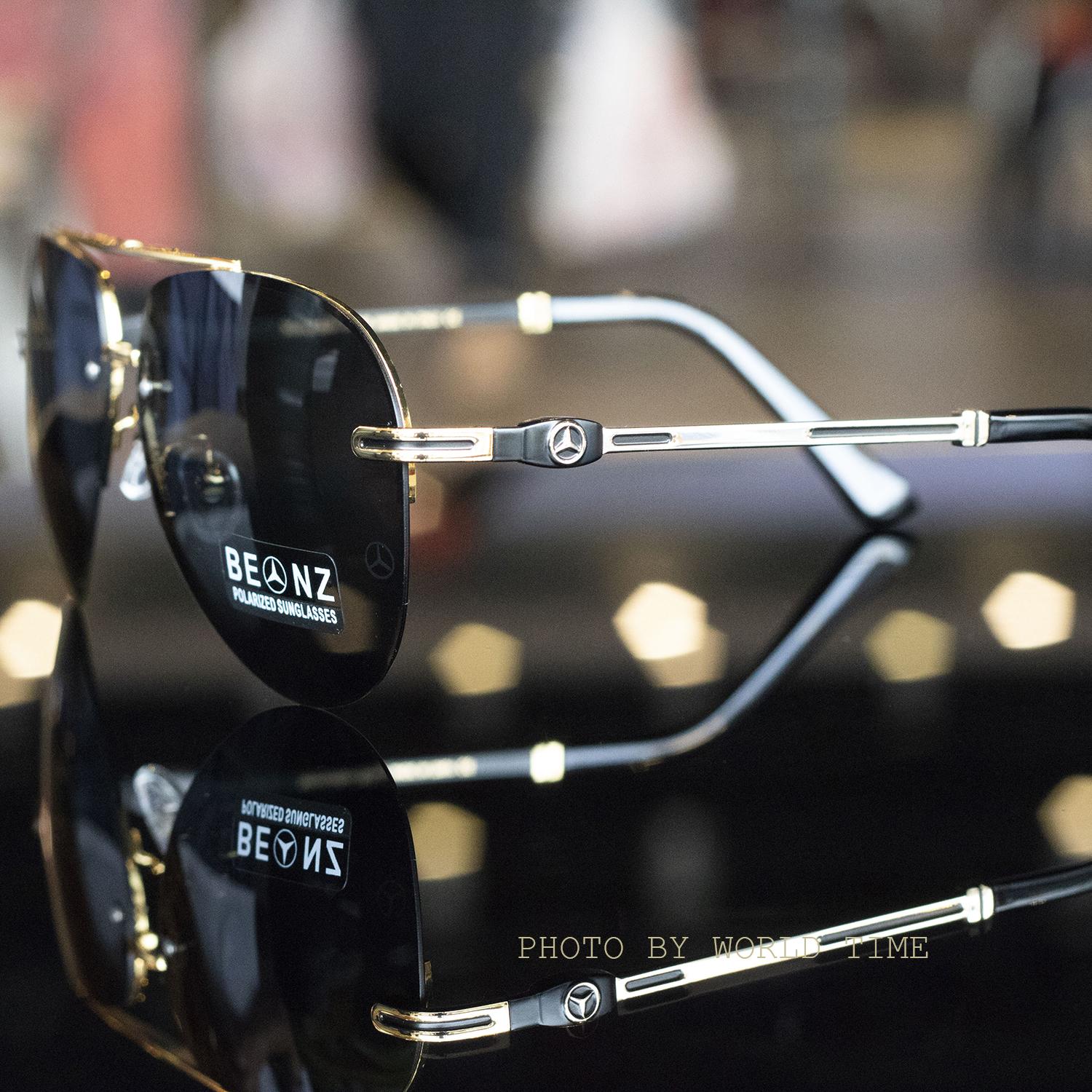 Kính mát thời trang nam Benz10 mắt phân cực chống tia UV, chống chói- Full Box, thẻ bảo hành, khăn lau kính.